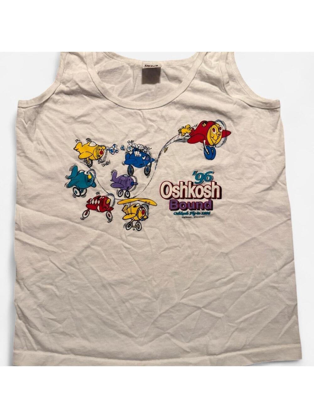 Oshkosh Bound vintage 1996 white baby tee